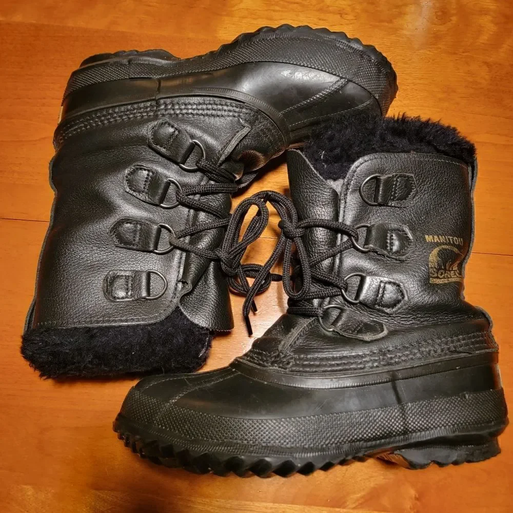 Sorel Manitou Vintage Winter Waterproof  Boots size 6